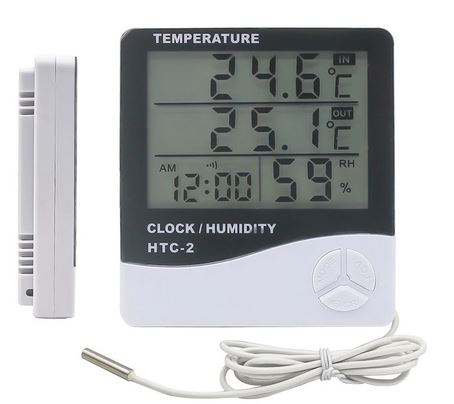 Цифровой уличный гигрометр-термометр HTC-2